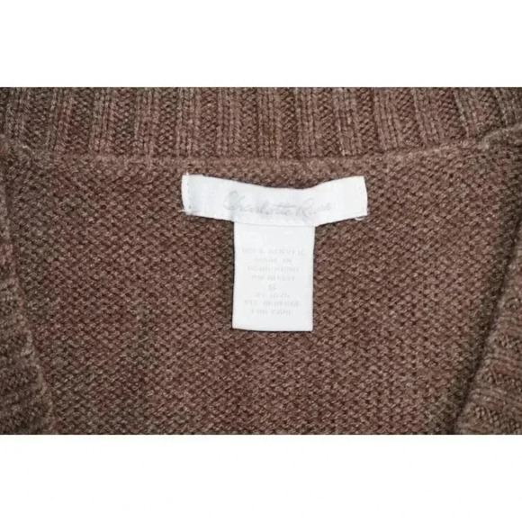 Charlotte Russe Sweater Womens Long Sleeve Dress Brown Small - Picture 4 of 9